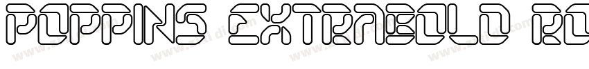 poppins extrabold ro字体转换